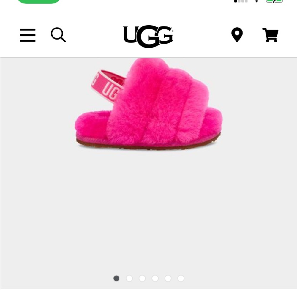 Ugg slippers pink   small  6-12 months
